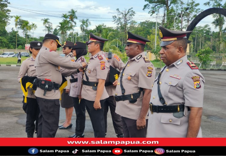 Lima Pejabat Polres Mimika Dirotasi, Berikut Nama Dan Tempat Tugasnya