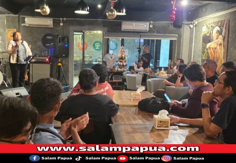 Suasana acara Temu Kangen Komunitas Anak Gunung Tembagapura di Tembagapura, Mimika, Papua Tengah, Sabtu (13/12/2025)(Dokumen Agute)