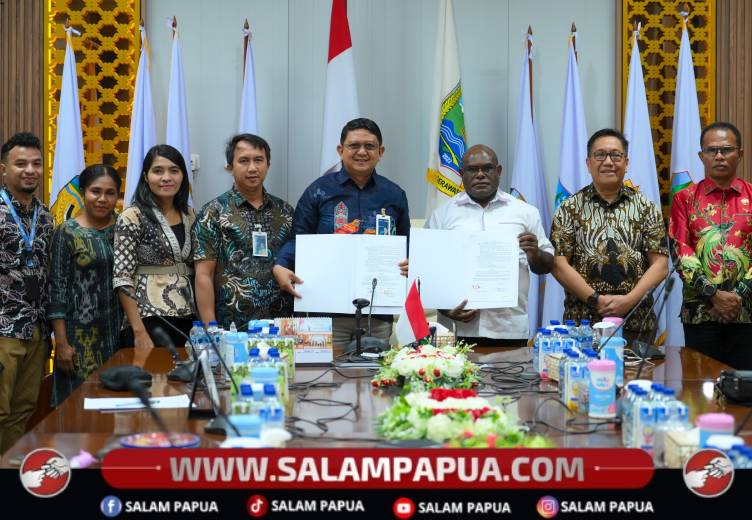Percepat Roda Ekonomi, Pemprov Papua Tengah Jalin Sinergi Strategis Dengan Perbankan Nasional BNI, Mandiri, Dan BRI