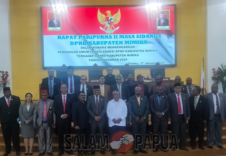 Paripurna RAPBD Mimika 2024 Akhirnya Dilanjutkan, 6 Fraksi DPRD Harap APBD Rp 7,5 Triliun Bisa Jawab Aspirasi Masyarakat