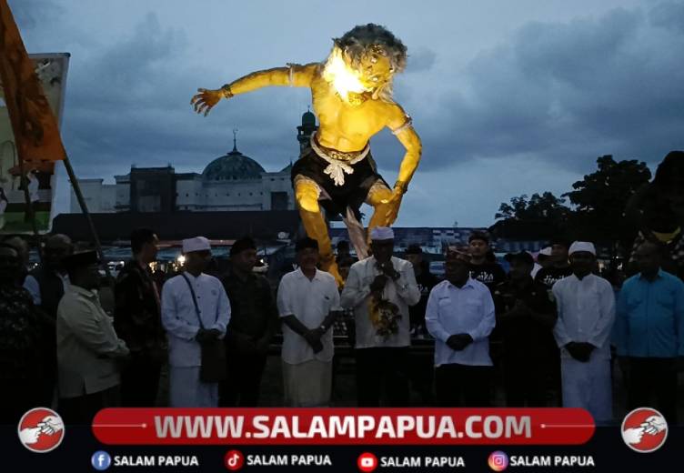 Pawai Ogoh-Ogoh Meriahkan Perayaan Nyepi Di Mimika