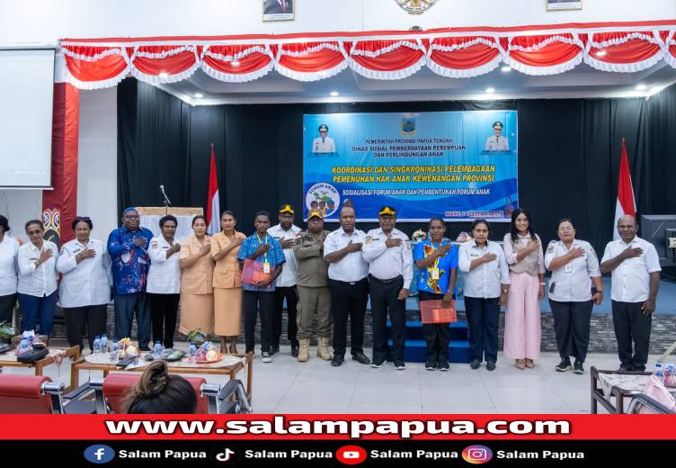 Pemprov Papua Tengah Bentuk Forum Anak 2025, Tegaskan Komitmen Penuhi Hak Anak