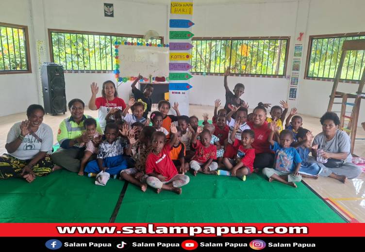 PT Petrosea Tbk Ajak TK Nangmora Lomba Mewarnai Tokoh Nasional Dan Serahkan Alat Kebersihan Sekolah