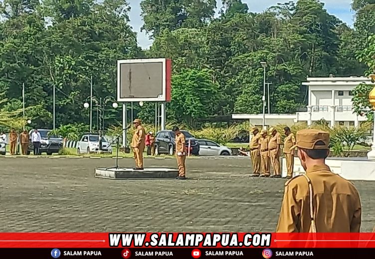 Pegawai Pemkab Mimika Diminta Berpakaian Rapi Dan Tidak Minta-Minta Jabatan