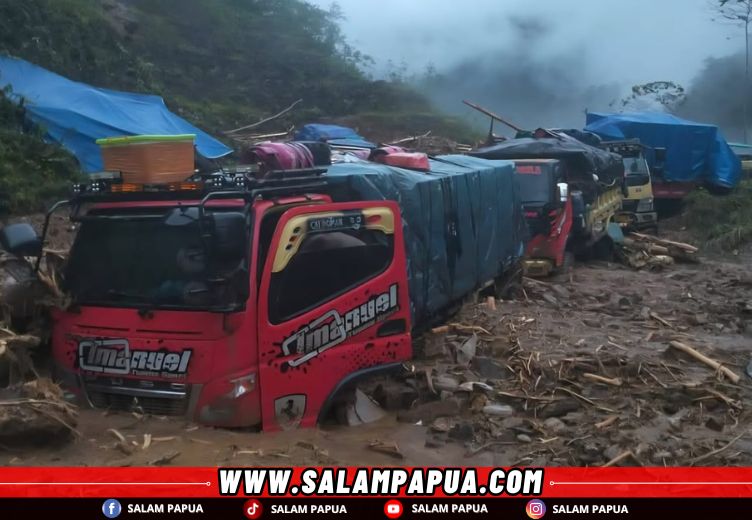Longsor Di Yalimo, Jalur Trans Papua Jayapura-Wamena Masih Terputus