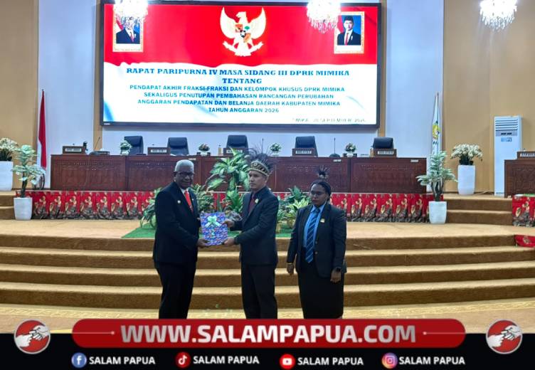 Seluruh Fraksi Dan Kelompok Khusus DPRK Mimika Setujui APBD-P 2026 Rp6,16 Triliun