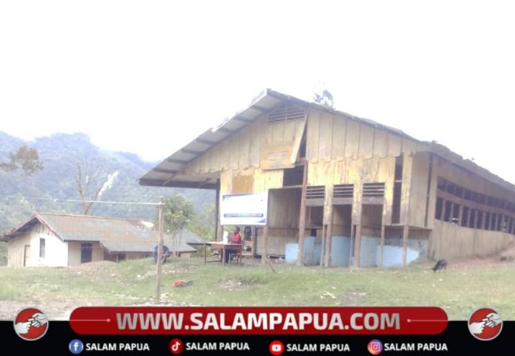 Kondisi SD Inpres Agisiga Intan Jaya Rusak Parah, Fasilitas Krisis Dan Kekurangan Guru