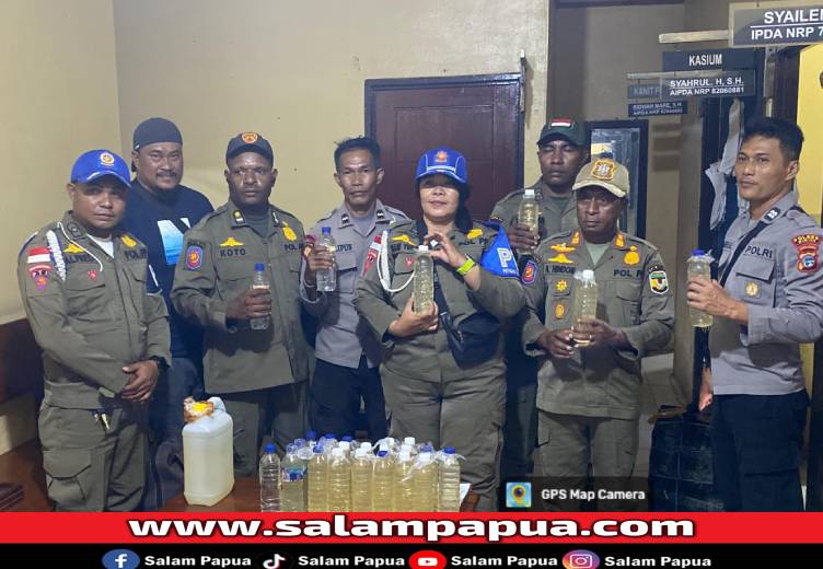 Pemilik Kabur, Aparat Amankan Puluhan Liter Miras Bawaan Penumpang KM Sirimau