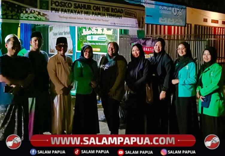 PT Petrosea Bersama PW Fatayat NU Papua Tengah Berbagi Berkah Sahur