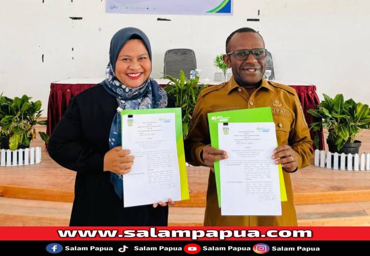 Tingkatkan Perlindungan Pekerja Informal, Pemkab Deiyai Jalin Kerja Sama Dengan BPJS Ketenagakerjaan