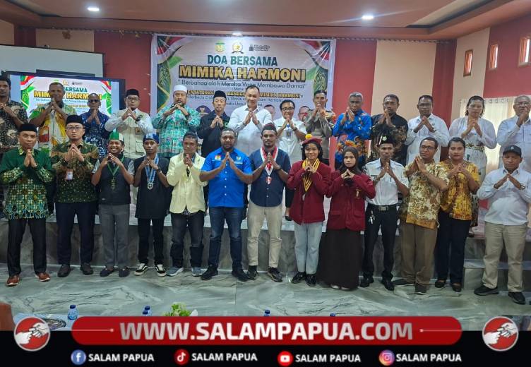 FKUB Mimika Gelar Doa Bersama Mimika Harmoni, Tokoh Lintas Agama Berdoa Untuk Kerukunan Dan Kedamaian