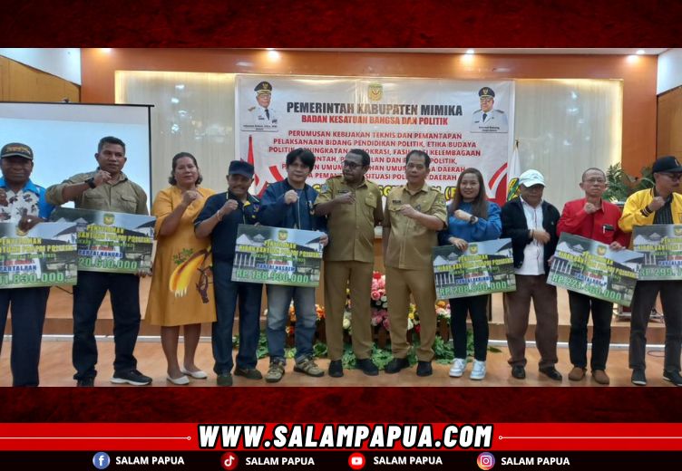 Pemkab Beri Dana Hibah Rp 1,9 Miliar Kepada 10 Parpol Di Mimika, Berikut Rinciannya