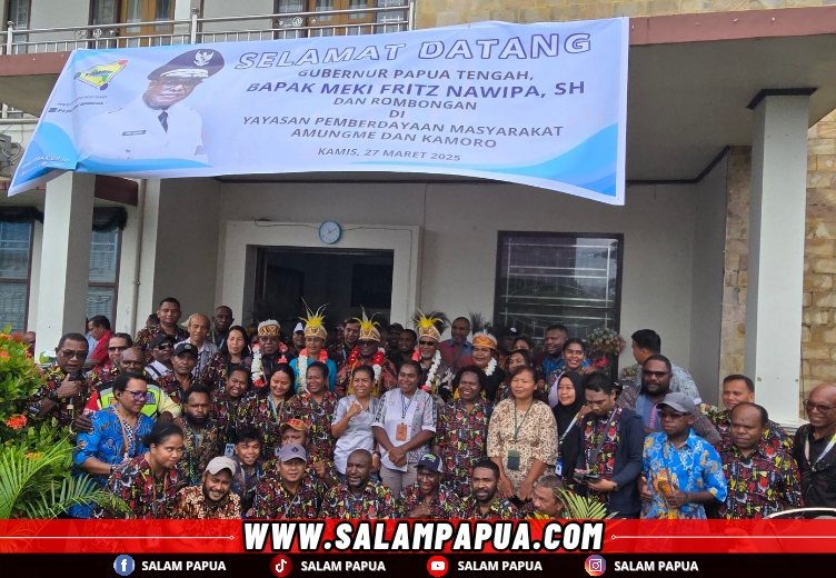 Sambangi YPMAK, Gubernur Meki Nawipa: PTFI Dan YPMAK Sangat Berarti Bagi Saya Dan Orang-Orang Papua Lainnya