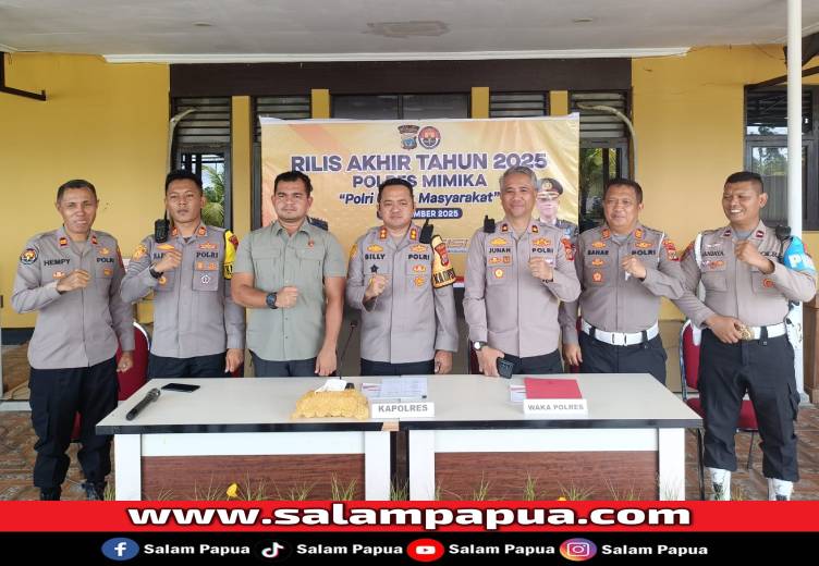 Ini 10 Kasus Menonjol Selama 2025, Sebanyak 209 Orang Di Timika Masuk Penjara