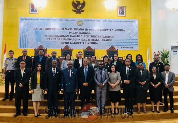 6 Fraksi DPRD Mimika Sampaikan Pandangan Umum Atas 8 Ranperda Non APBD 2023, Banyak Menyoroti Ranperda Perlindungan Tenaga Kerja Lokal