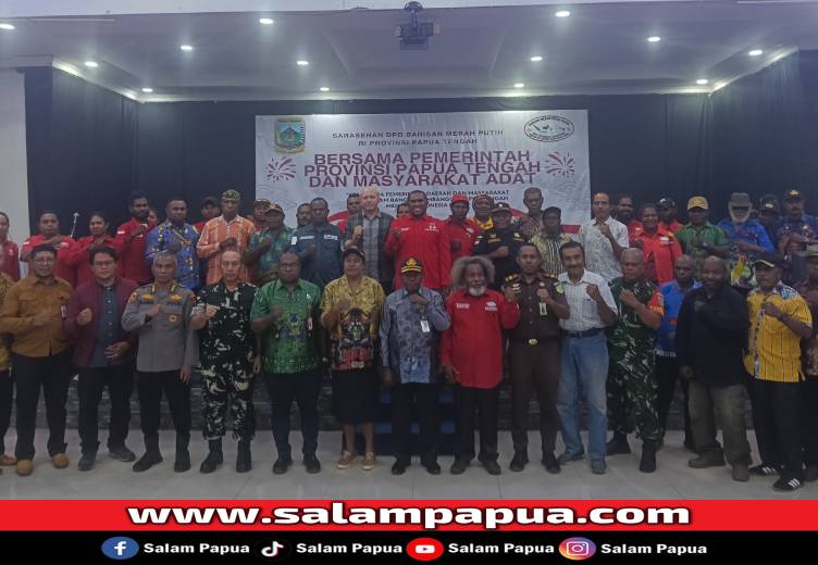 Gubernur Meki Nawipa: Pembangunan Papua Tengah Harus Libatkan Masyarakat Adat