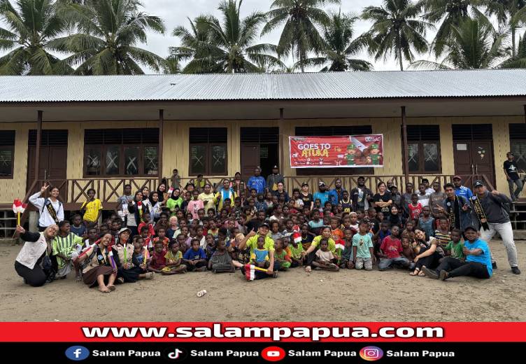 Jelang HUT Ke-80 RI, CSR PT Petrosea Tbk Berbagi Bersama Pemuda Dan Anak-Anak Atuka