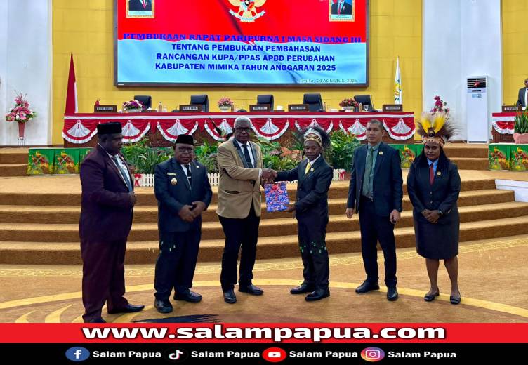 APBD-P Mimika 2025: Pendapatan Rp6,1 Triliun, Belanja Tembus Rp6,8 Triliun