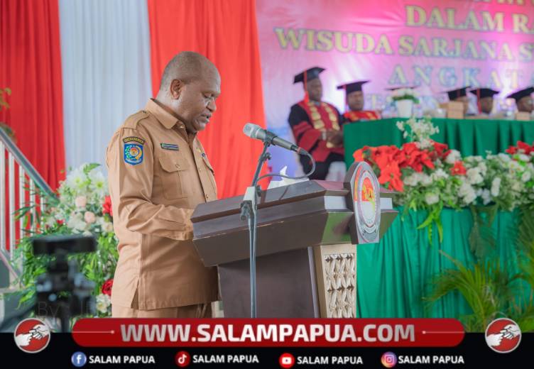 99 Lulusan USWIM Diwisuda, Gubernur Papua Tengah Tekankan Peran Generasi Muda