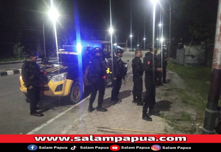 Tekan Angka Kriminalitas, Polres Mimika Gencar Laksanakan Patroli Malam