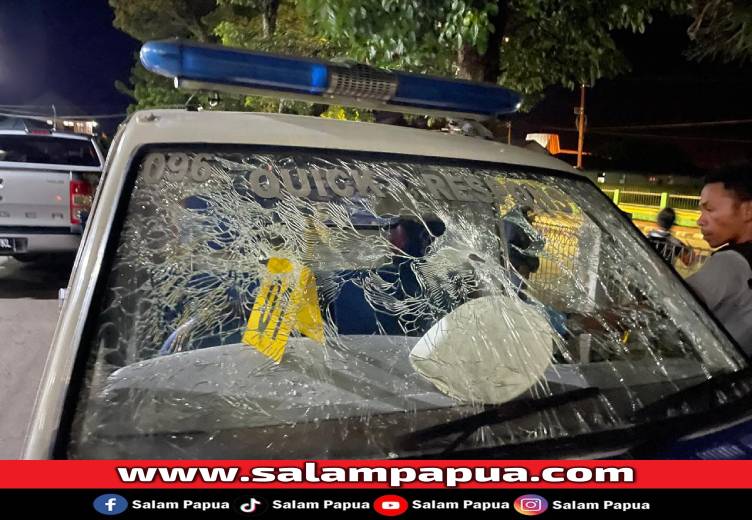 Anggota Satlantas Polres Jayawijaya Ditembak OTK Di Depan RSUD Wamena