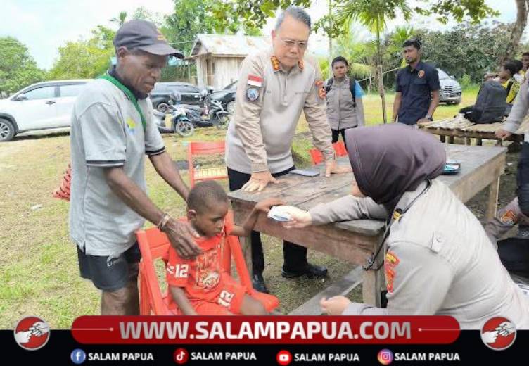 Tak Hanya Jaga Keamanan, Satgas ODC 2026 Layani Kesehatan Warga Kampung Waaf Di Sarmi