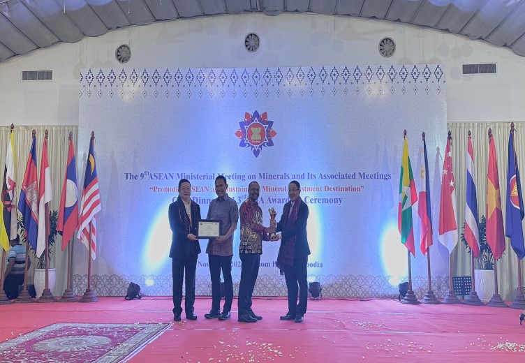 ASEAN Mineral Awards 2023, PT Freeport Indonesia Raih Penghargaan Good Mining Practice