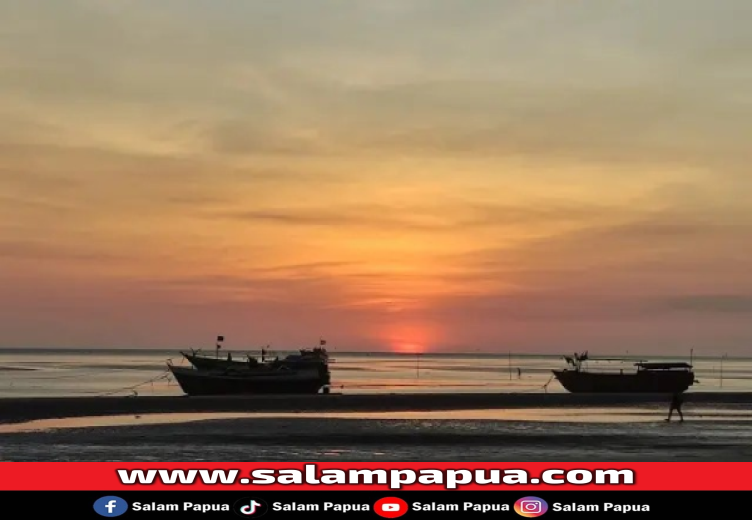 Pantai Lampu Satu, Pantai Eksotis Dan Panorama Sunset Memukau Di Merauke