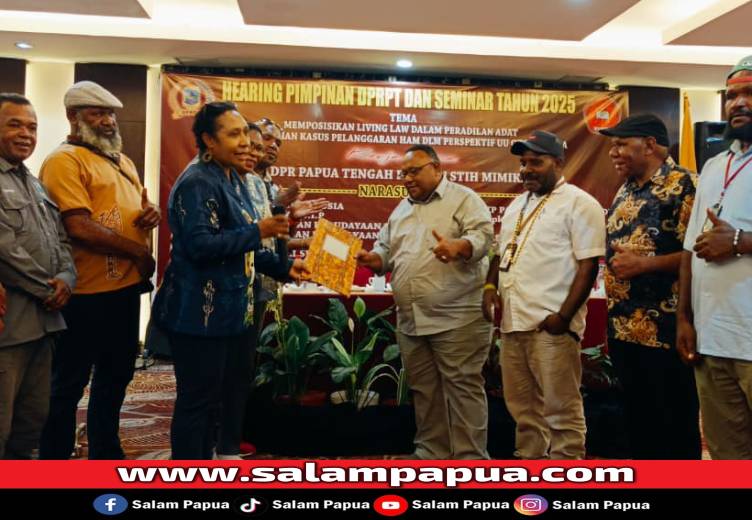 Peradilan Adat Didorong Lewat PP Living Law, DPR Papua Tengah Siap Perkuat Otsus