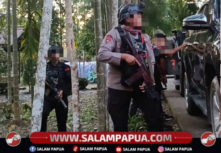 Kremasi Jenazah Di Kwamki Narama Diwarnai Bentrok, Aparat Lepaskan Tembakan Peringatan