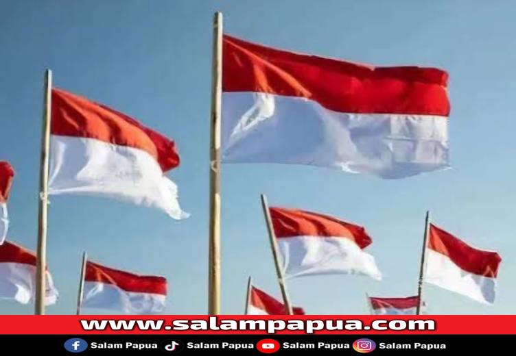 Sambut HUT Ke-80 RI, Bupati Mimika Imbau Warga Kibarkan Bendera Merah Putih Selama Bulan Agustus