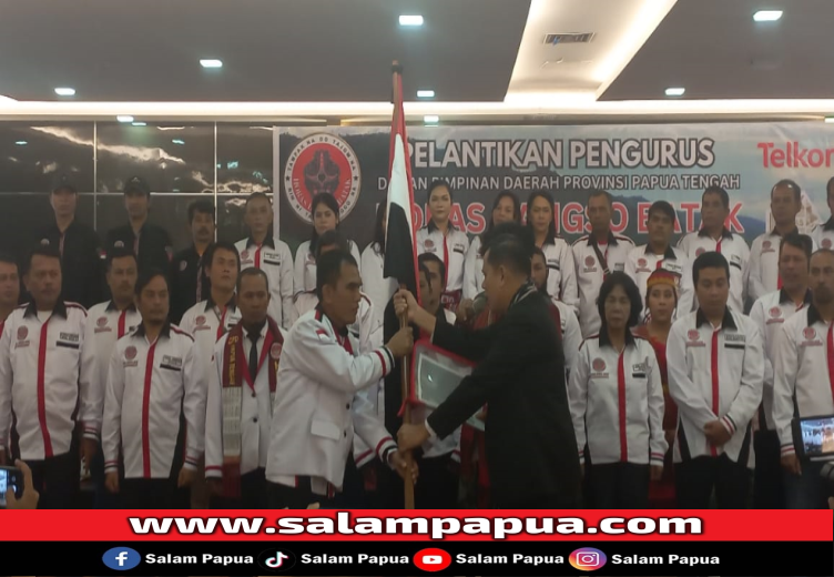 Lantik Pengurus DPD Papua Tengah, Horas Bangso Batak Siap Berkibar Di Seluruh Tanah Papua