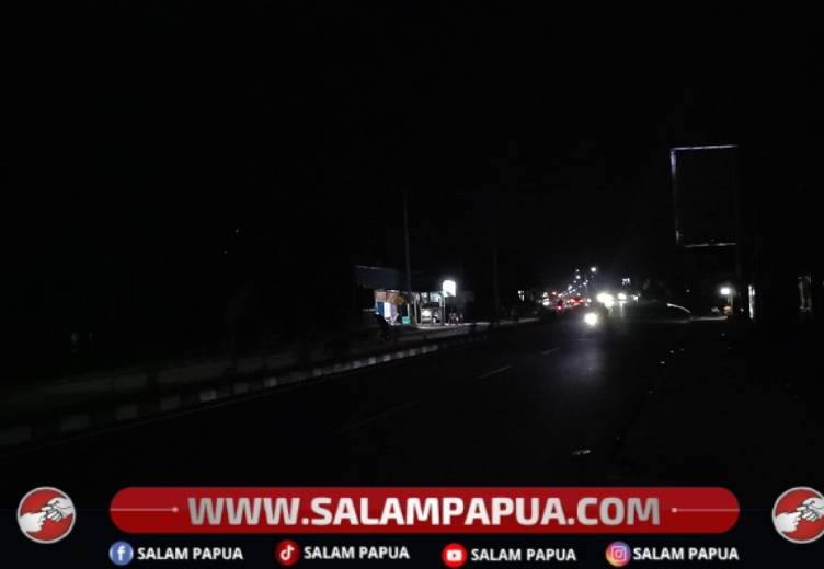Banyak Tiang Lampu Jalan Di Timika Mubazir Tanpa Penerangan
