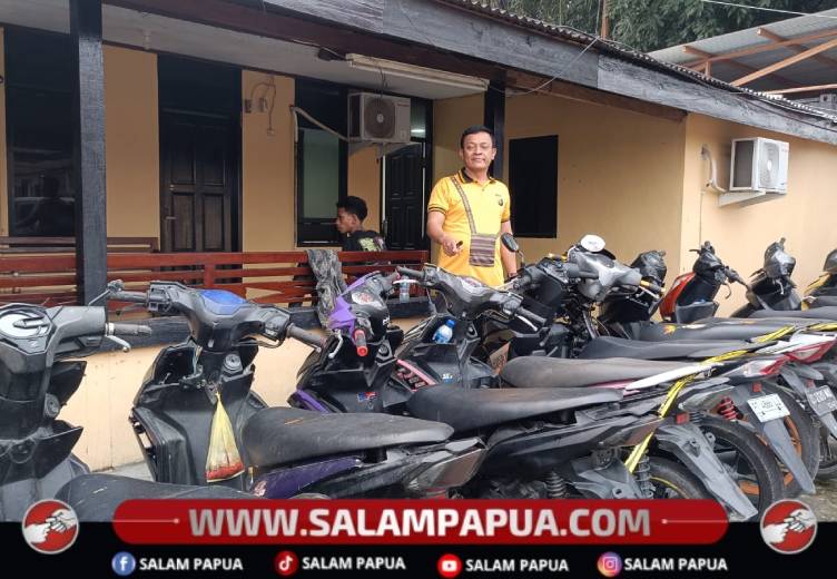 Gondol 12 Sepeda Motor, Dua Anak Di Bawah Umur Di Timika Dibekuk Polisi