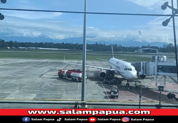 Mulai 22 September, Jalur Keberangkatan Dan Kedatangan Di Bandara Mozes Kilangin Diubah