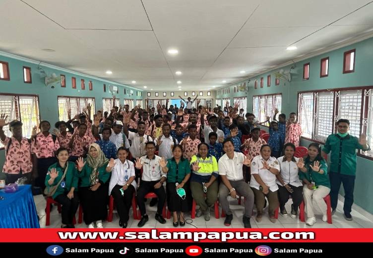 PT Petrosea Tbk Site Timika Gencarkan Edukasi Dan Deteksi Dini Penyakit TBC Di Sekolah