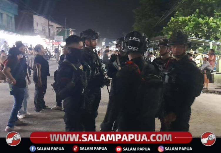 170 Personel Polres Mimika Amankan Salat Tarawih Di Seluruh Masjid Timika