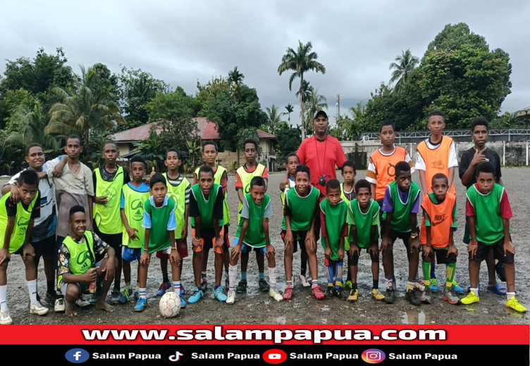 Sering Juara, SSB Timika Putra Tetap Gencar Latihan