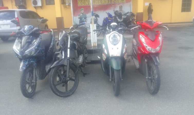 POLISI TANGKAP PENCURI MOTOR DAN PENADAH, SATU ORANG MANTAN NAPI YANG BARU BEBAS FEBRUARI 2023