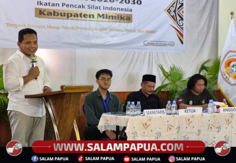 Herman Gafur Terpilih Aklamasi Pimpin IPSI Mimika 2026–2030