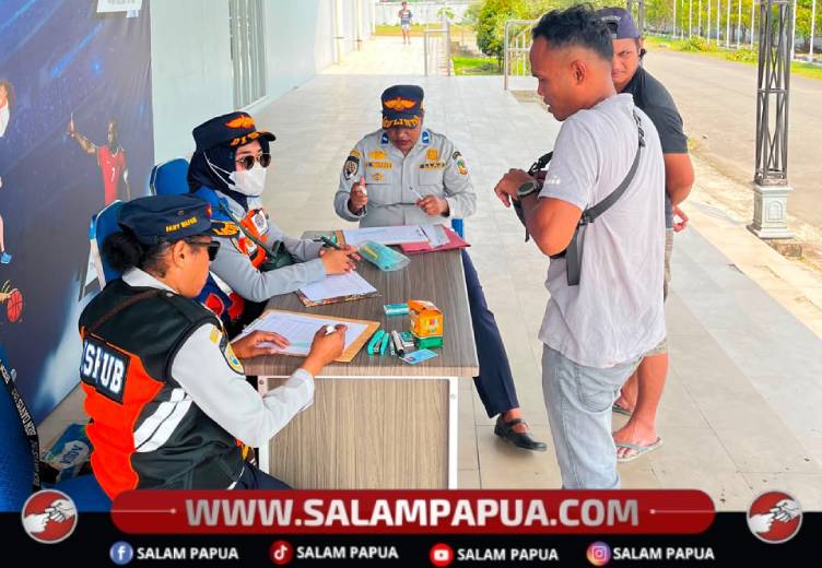 Dishub Mimika Dan Satlantas Gelar Razia, 50 Truk Material Digiring Uji Keur