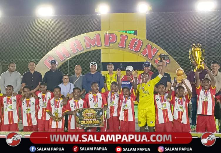 Tampil Konsisten, SMP SATP Boyong Piala Kapolda Cup Mini Soccer 2026
