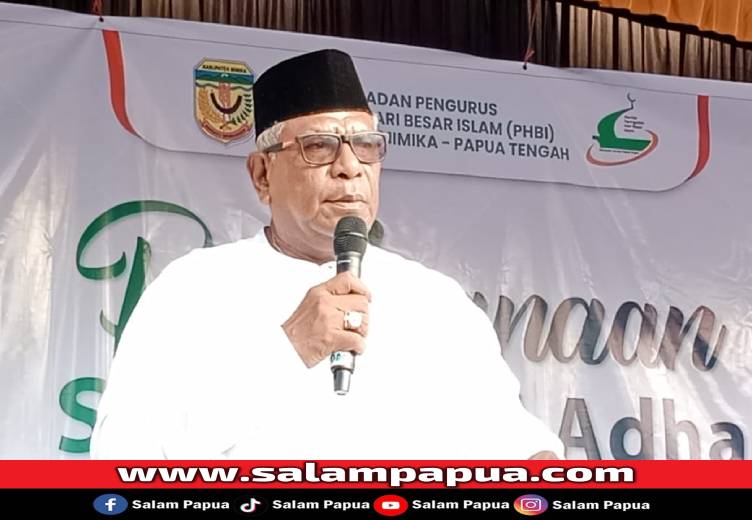 Hadiri Shalat Idul Adha Di Eme Neme Yauware, Bupati Rettob Ingatkan Umat Jaga Kebersamaan