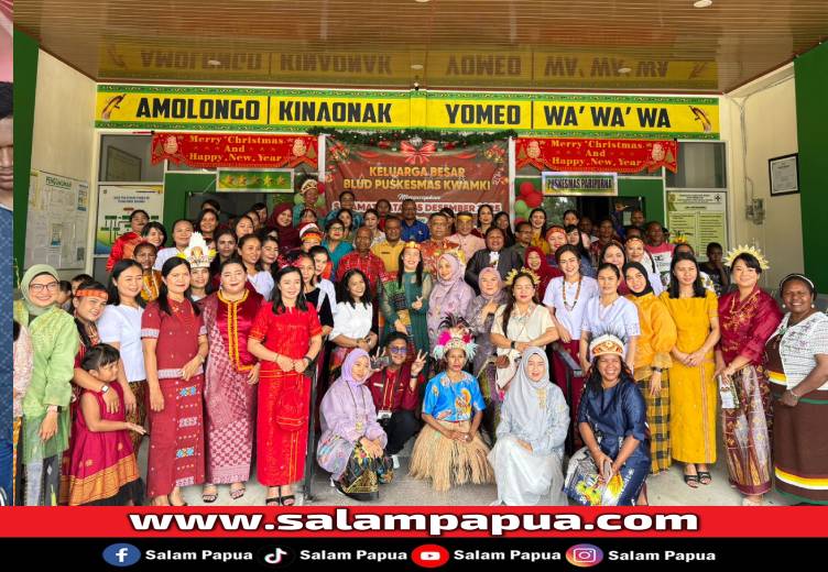Semangat Natal Di Kwamki Narama, Berikut Pesan Kadinkes
