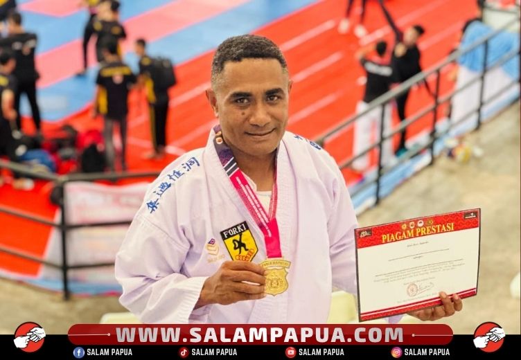 Bripka Thonci Wanggai Raih Emas Di Kapolri Cup 2026, Kapolres Mimika: Jadi Teladan Bagi Personel Lainnya
