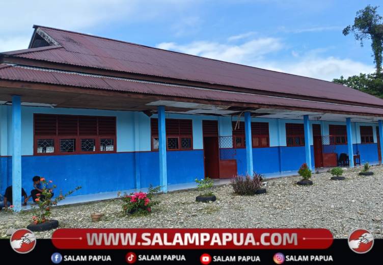 Pendidikan Anak Kwamki Narama Di SMPN 9 Tetap Berjalan Meski Ada Kendala