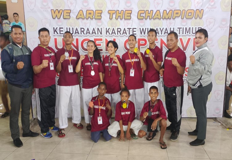 FORKI MIMIKA SABET 9 MEDALI DI KEJUARAAN KARATE UNCEN OPEN VII