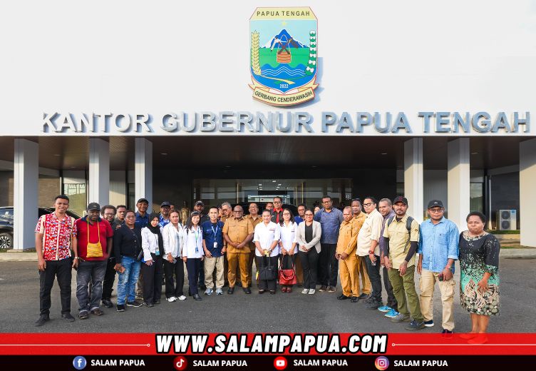Bertemu Pimpinan Media, Gubernur Meki Nawipa Tekankan Produk Berita Humanis