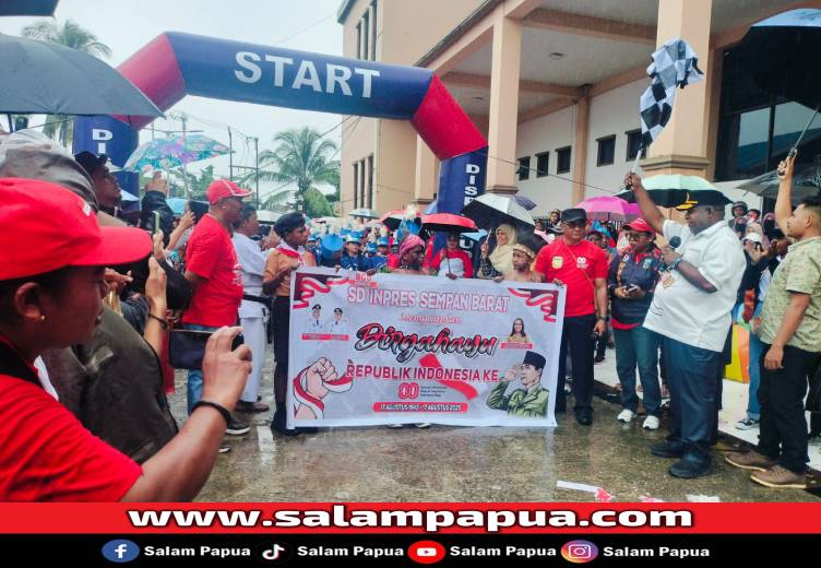 Meski Diguyur Hujan, 145 Sekolah Tetap Semangat Ikut Karnaval Budaya, Pj Sekda: Ini Bukti Nasionalisme