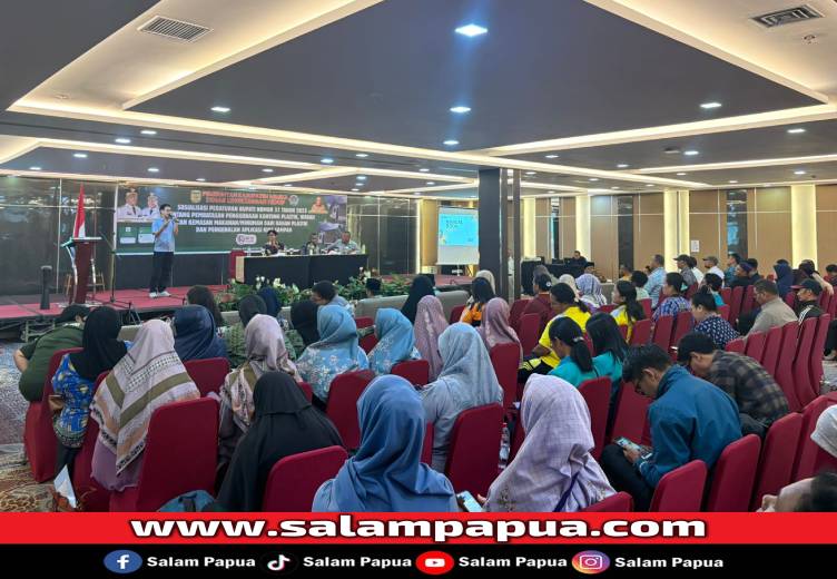 DLH Mimika Dorong Pengurangan Plastik, Pelaku Usaha Dan Sekolah Mulai Terapkan Aturan Baru